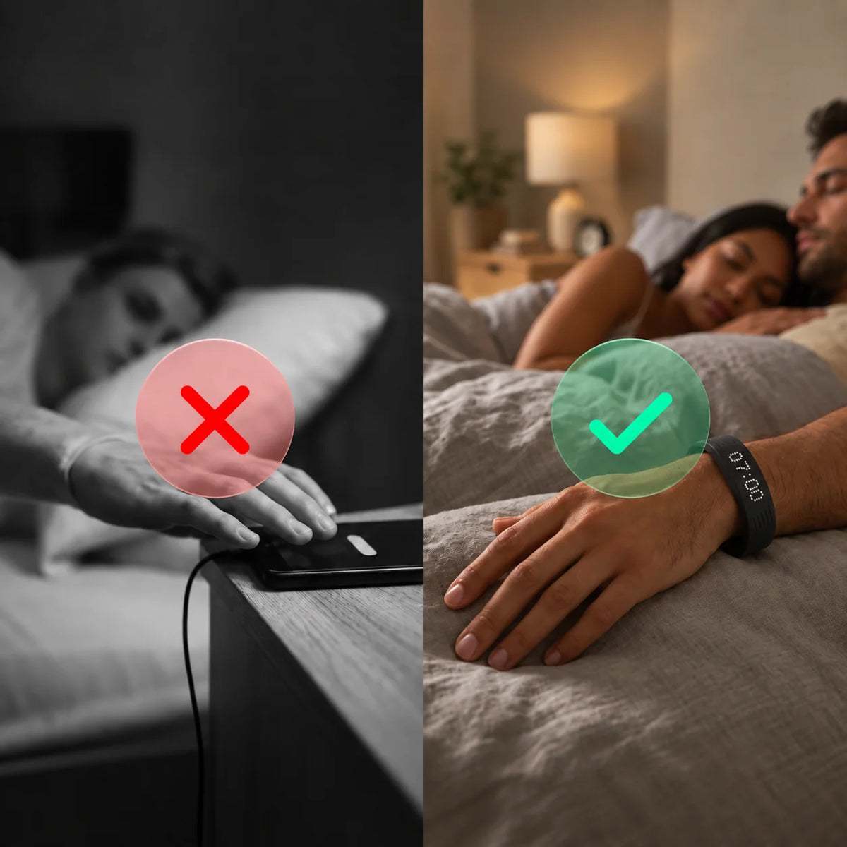 Vibrationsvækkeur til håndleddet